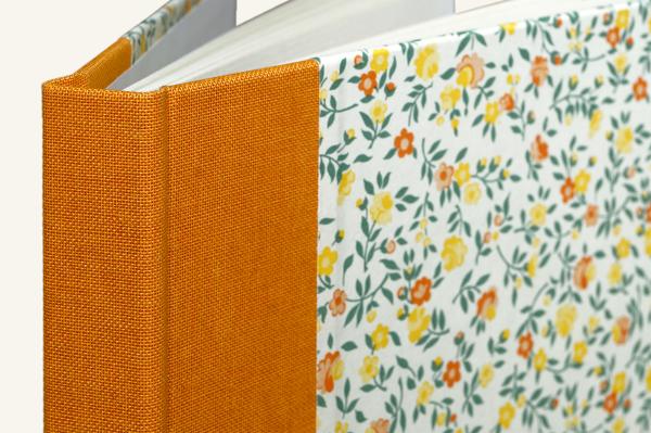 Diary Vroni orange blossoms stylish Papeterie Schreibweise